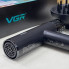 Фен VGR V-427 BLACK — 1900 Вт, 3 насадки, диффузор, ионизация (VGR427-AV)