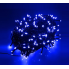 Светодиодная гирлянда 13 м 200LED Arts Pine с черным проводом матовая лампа 8 режимов Синий (VK-7406)