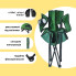 Стул раскладной для туризма и рыбалки HX 001 Camping Quad Chair (HX001-AV) до 120 кг