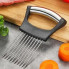 Держатель для нарезки продуктов универсальный из нержавеющей стали для нарезания (HGF65-AV)