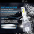 Комплект автомобильных LED ламп C6 H4 3800Lm 6000K с активным охлаждением (С6H4-AV)