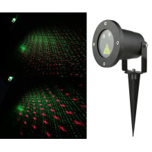 Лазерный LED проектор уличный Мульти IP 65 до 200 м2 6 режимов Черный (VK-4800)