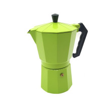 Гейзерная кофеварка Domotec 2709-Pro для газовых плит на 9 чашек 450 мл Зеленый (VK-4929)