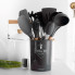 Силиконовый кухонный набор принадлежностей Kitchen Stuff, 12 предметов, черный (KIT1224-AV)