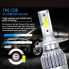 Комплект автомобильных LED ламп C6 H4 3800Lm 6000K с активным охлаждением (С6H4-AV)