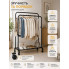 Двойная напольная стойка-вешалка для одежды Loft Rack Black с полкой для обуви 145×110×55 см (TW608-AV)
