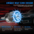 Комплект автомобильных LED ламп C6 H4 3800Lm 6000K с активным охлаждением (С6H4-AV)
