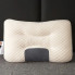Ортопедическая прямоугольная подушка Pillow-01 48×74 см с поддержкой шеи и спины, бело-серая (PILL01-AV)