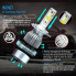 Комплект автомобильных LED ламп C6 H4 3800Lm 6000K с активным охлаждением (С6H4-AV)
