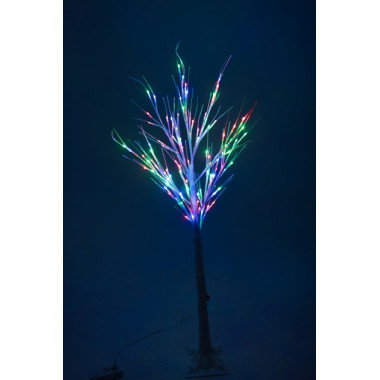 Светодиодная гирлянда-декорация 150 см 96 Led Arts Pine с коричневым стволом Мульти (VK-1053)