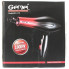 Фен для укладки волос Gemei GM-1719-Pro 1800 Вт 2 скорости и 3 режима нагрева Черно-красный (VK-8056)