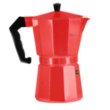 Гейзерная кофеварка Domotec 2709-Pro для газовых плит на 9 чашек 450 мл Красный (VK-2229)
