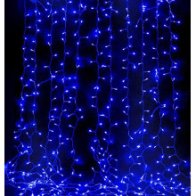 Гирлянда светодиодная Водопад 3х1.5 м 320 LED Arts Pine с прозрачным проводом Синий (VK-4449)