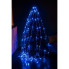 Гирлянда штора-водопад занавес 2,5x2,5 м 320 LED Arts Pine с прозрачным проводом 8 режимов Синий (VK-2872)