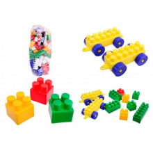 Конструктор детский Юника НИК-3 127 деталей пластик блоки Разноцветный (TS-11198)