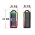 Портативная Bluetooth-колонка JQS4407 20 Вт с RGB-подсветкой и двумя динамиками (JQS4407-AV)