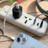 Сетевой фильтр питания 2 м, 2 розетки + 2×USB + 1×Type-C, 2500 Вт, WL-4 с выключателем (WL4-AV)