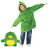 Детский плед-толстовка Huggle Hoodie «Лесное приключение», зеленый (HHG02-AV)