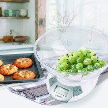 Весы кухонные Maestro MR-1801-S,  5 кг, с чашей, дисплей с подсветкой, серебристый (DR-000016742)