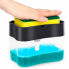 Органайзер для кухни Soap Pump Sponge Caddy моющих средств, мочалок, губок, нажимной диспенсер для жидкого мыла (702081722-AV)