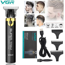 Профессиональный триммер беспроводной VGR V-082i USB для стрижки волос бороды усов 1000мА (vgr082-AV)
