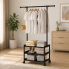 Напольная вешалка SINGLE-POLE SHOE RACK 107-2 с полками для обуви (RACK1072-AV)