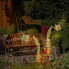 Садовый светильник-лейка, кувшин, чайник на солнечной батарее, кованый фонарь 80 см, светодиодный (JUG8024-AV)