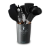 Силиконовый кухонный набор принадлежностей Kitchen Stuff, 12 предметов, черный (KIT1224-AV)