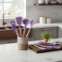 Набор силиконовых кухонных принадлежностей 19 предметов фиолетовый Kitchen Set с доской (FLTS19-AV)