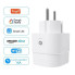 Умная Wi-Fi розетка 16 А, Smart 3680 Вт с управлением через телефон (JJ17-AV)