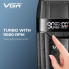 Профессиональный набор для стрижки волос VGR V-640, машинка и триммер, 9 насадок, LED-дисплей, черный (VGRV640new-AV)