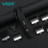 Аккумуляторная машинка для стрижки VGR V-640C BLACK — 6 насадок, LED-дисплей, 9000 об/мин (VGRV640C-AV)