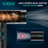 Набор VGR STEPLERSS PRO 4 в 1 BLACK — машинка для стрижки, триммер, электробритва и фен (PRO4IN1-AV)