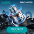 Аккумуляторная машинка для стрижки VGR V-662 GREEN — 6 насадок, LED-дисплей (VGRV662Green-AV)