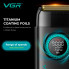 Набор VGR STEPLERSS PRO 4 в 1 BLACK — машинка для стрижки, триммер, электробритва и фен (PRO4IN1-AV)