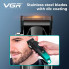 Аккумуляторная машинка для стрижки VGR V-662 GREEN — 6 насадок, LED-дисплей (VGRV662Green-AV)
