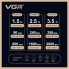 Набор VGR 3 в 1 V-642 — машинка для стрижки, триммер и электробритва (VGRV642-AV)