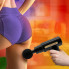 Массажёр мышечный ручной Massage Gun, аккумуляторный перкуссионный массажёр, 4 насадки для рук, ног и шеи (GUN187-AV)