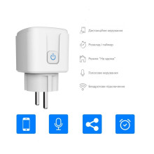 Умная Wi-Fi розетка 16 А, Smart 3680 Вт с управлением через телефон (JJ17-AV) Умная Wi-Fi розетка 16 А, Smart 3680 Вт с управлением через телефон (JJ17-AV)