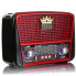 Аккумуляторный радиоприемник Golon RX-BT455S AM с Bluetooth, MP3, фонариком и функцией павербанка (RXBT455S-AV)