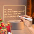 Акриловая LED-доска для записей LK202312-57 с подсветкой, USB, маркер в комплекте (LK2026-AV)