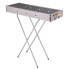 Портативный мангал с решеткой 80×78×30 см BARBECUE TRAY 770SS, серебристый (770SS-AV)