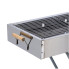 Портативный мангал с решеткой 80×78×30 см BARBECUE TRAY 770SS, серебристый (770SS-AV)