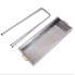 Портативный мангал с решеткой 80×78×30 см BARBECUE TRAY 770SS, серебристый (770SS-AV)