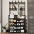 Универсальная вешалка для одежды New Simple Floor Clothes Rack 60 × 30 × 151 см, черная (7095930293-AV)