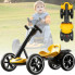 Детский складной электромобиль Go-Kart на аккумуляторе, желтый (HL-B6yell-AV)