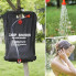 Туристический душ 20 л Easy Camp Solar Shower черный для дачи (WASH20-AV)