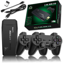 Игровая приставка M8 64 GB Mini Game Stick 4K HDMI + 2 беспроводных джойстика, консоль для телевизора (M864-AV) Игровая приставка M8 64 GB Mini Game Stick 4K HDMI + 2 беспроводных джойстика, консоль для телевизора (M864-AV)
