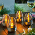 Уличная LED-свеча на солнечной батарее 6 шт. SL-060, серебряная (SL060-AV)