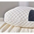 Ортопедическая прямоугольная подушка Pillow-01 48×74 см с поддержкой шеи и спины, бело-серая (PILL01-AV)
